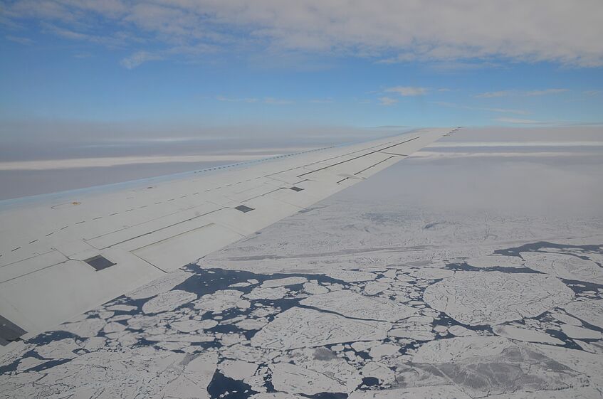Floating ice sheets in the Beaufort Sea