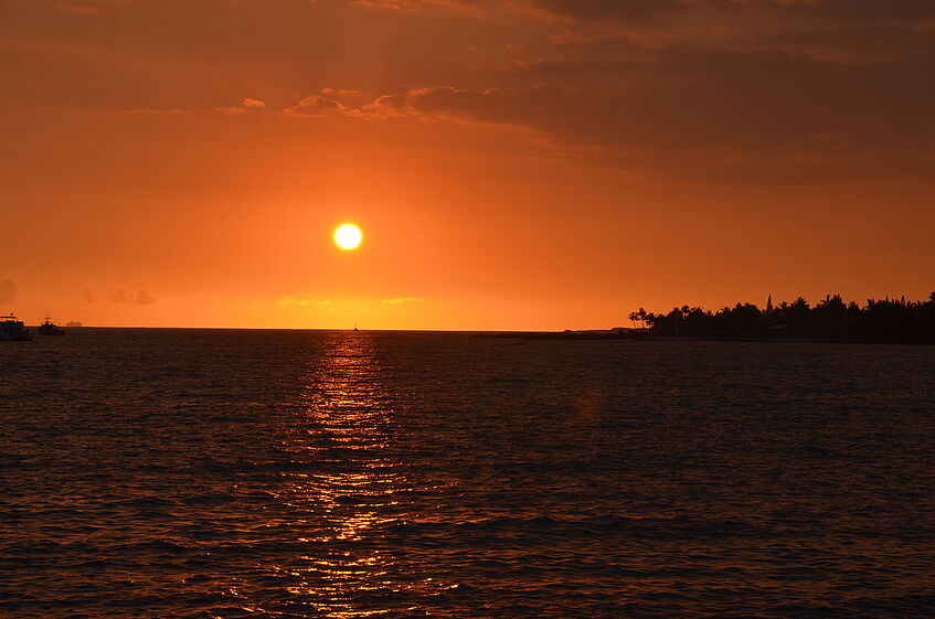 Sunset at Kona, Hawaii