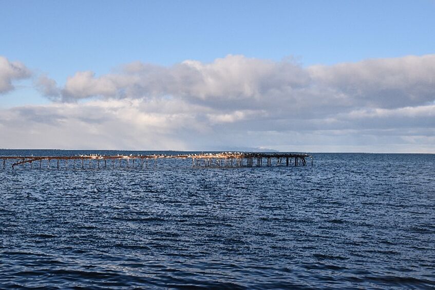Punta Arenas, Chile, is located at the Strait of Magellan