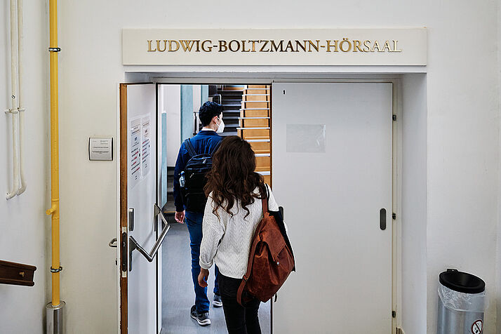 Entry to the Ludwig-Boltzmann-Lecture-Hall